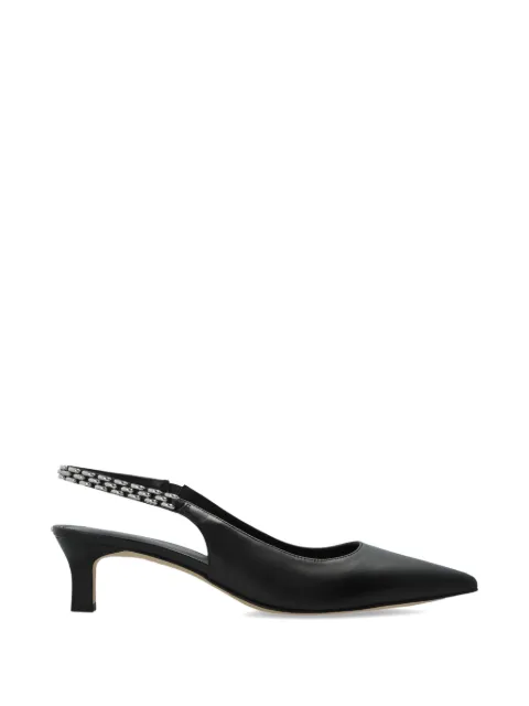 Michael Michael Kors chain-detail pointed leather pumps