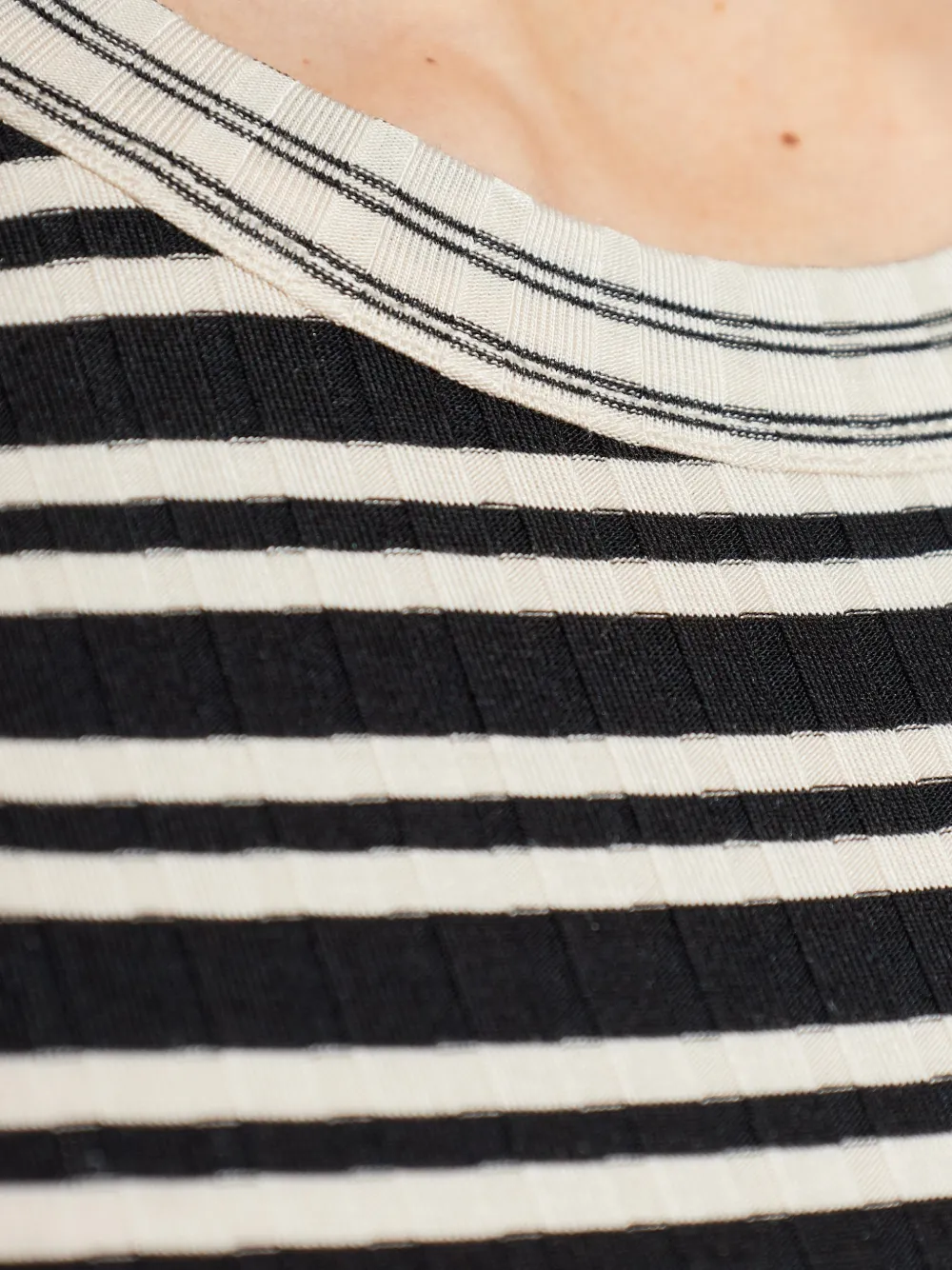 rag & bone Gestreept T-shirt Zwart