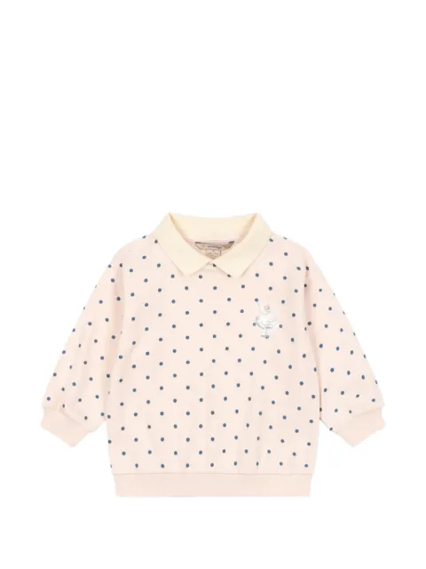 Konges Sløjd polka-dot polo shirt