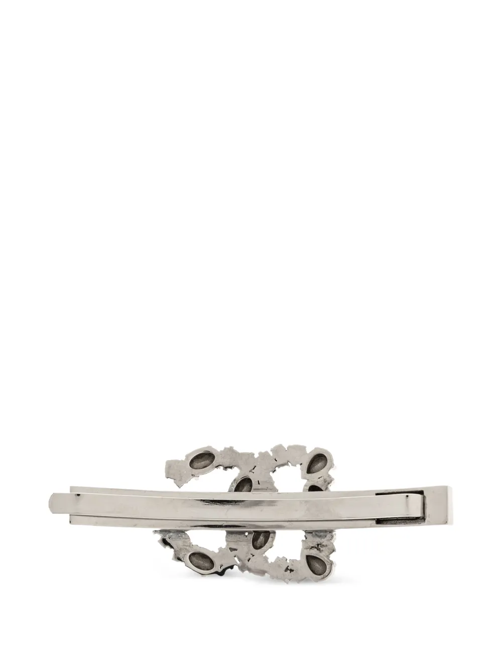 logo-embellished hair clip