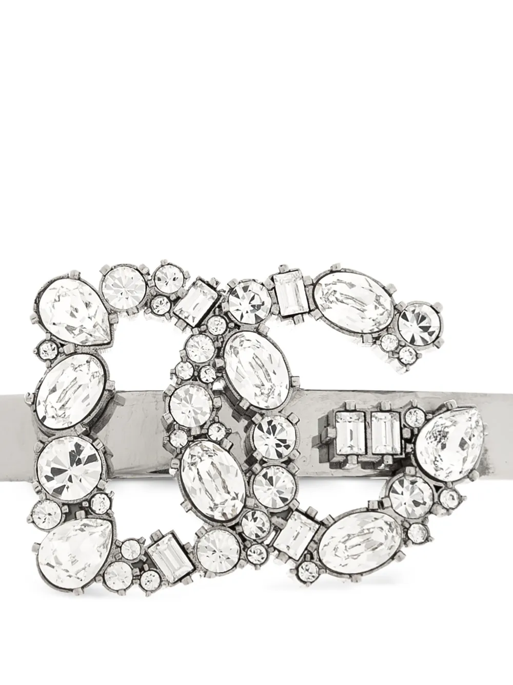 logo-embellished hair clip