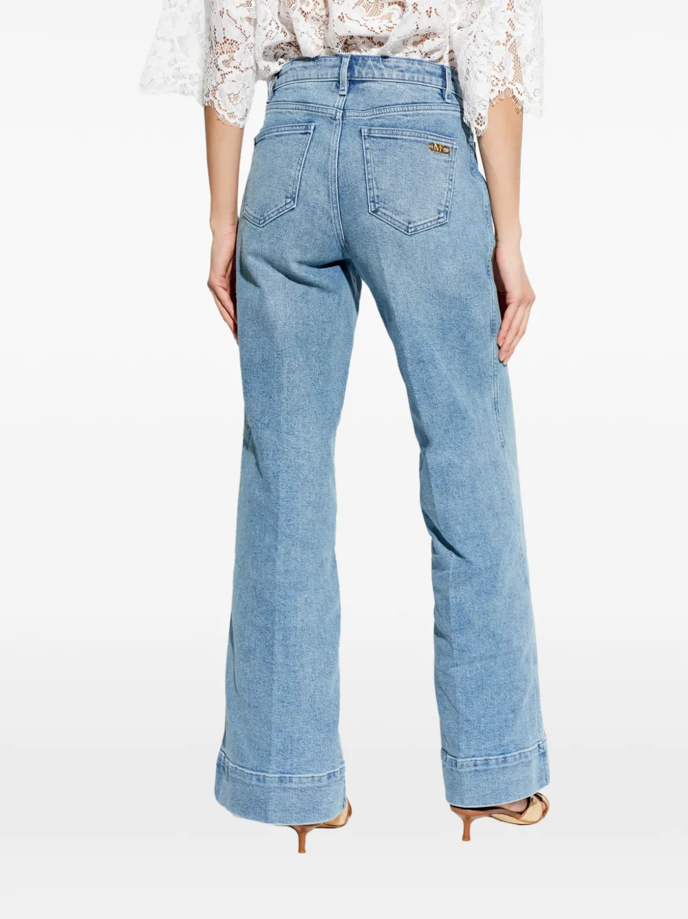 Michael Michael Kors Flared Jeans In Blue