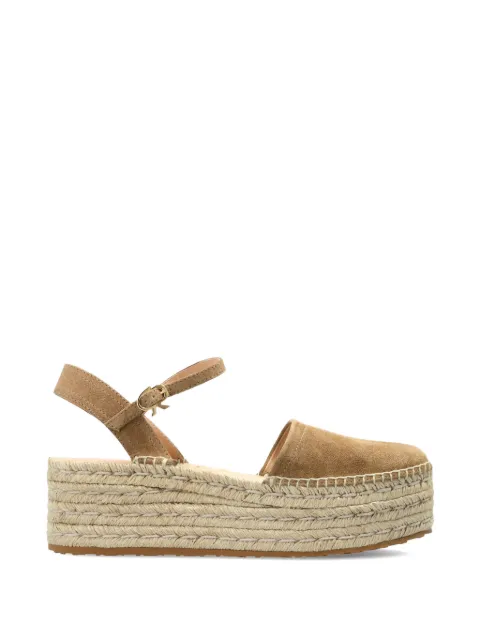 Gianvito Rossi round-toe platform espadrille