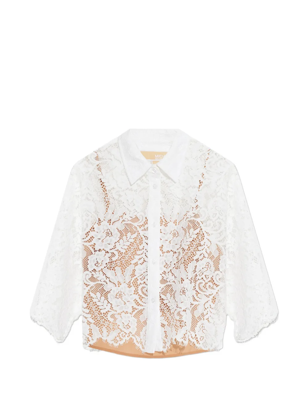 Michael Michael Kors lace button shirt - Bianco