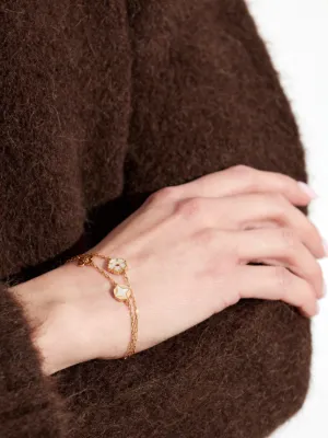 Touchstone Collezione di Fili di Seta Indiano Bollywood Filo di Seta Sintetica Artigianale con Perline Dorate Bracciali Grigi Set di 12 per Le Donne