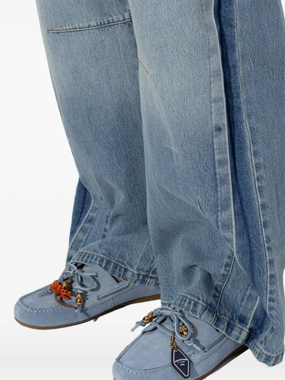 Michael Kors tassel-tie loafers Blauw