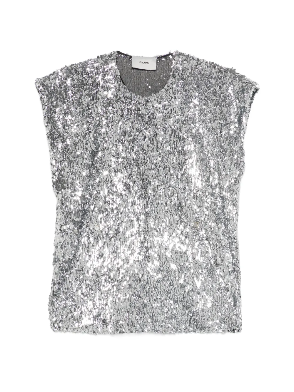 Coperni Top con paillettes - Argento
