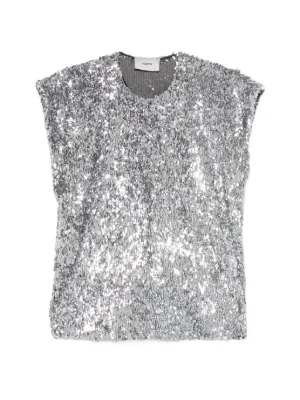 Rabanne Mesh Tank Top | Silver | FARFETCH