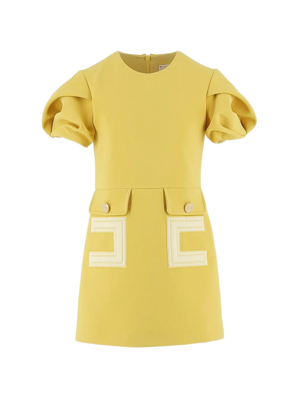 Elisabetta Franchi La Mia Bambina Abito con applicazione - Giallo