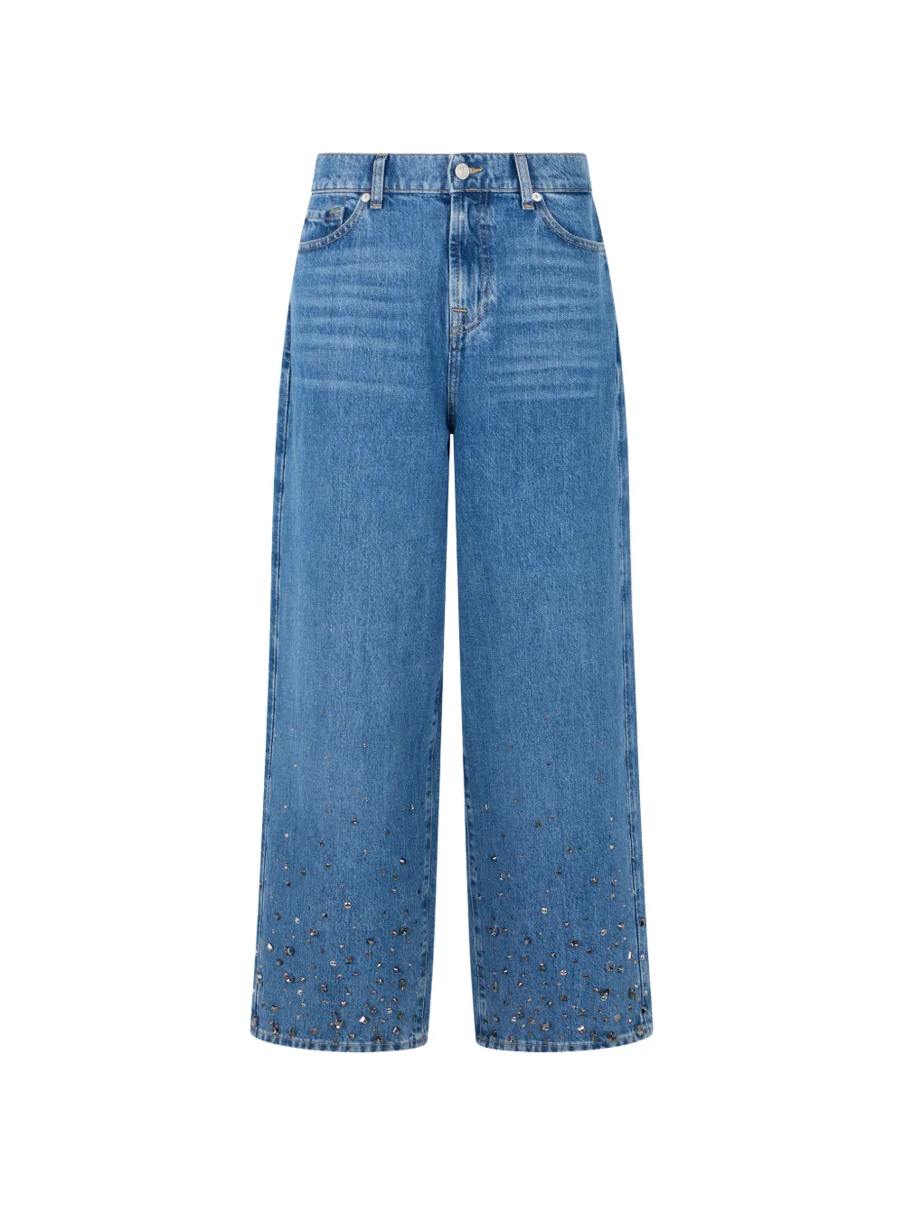 7 For All Mankind embellished jeans - Blu
