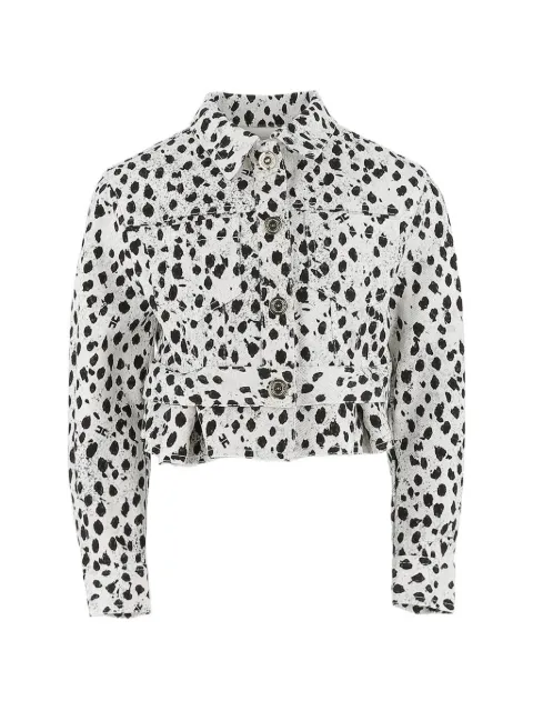 Elisabetta Franchi La Mia Bambina buttoned spotted jacket