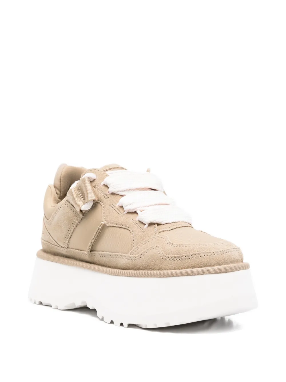 UGG Astromel lace-up platform sneakers Beige