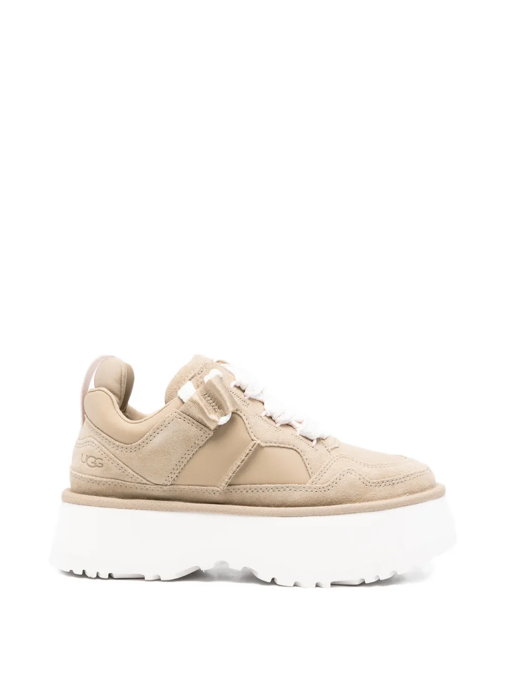 UGG Astromel lace-up platform sneakers Beige