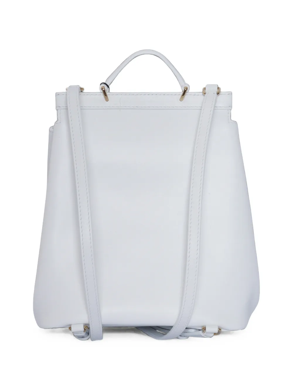 Dolce & Gabbana Kids Nappa leren rugzak Zwart