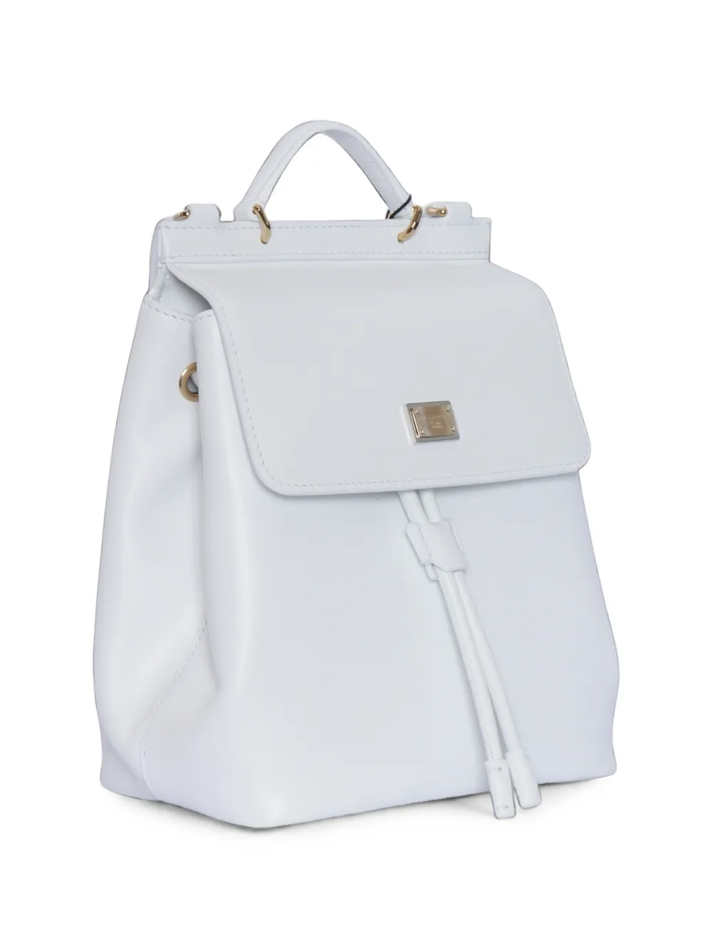Dolce & Gabbana Kids Nappa leren rugzak Zwart