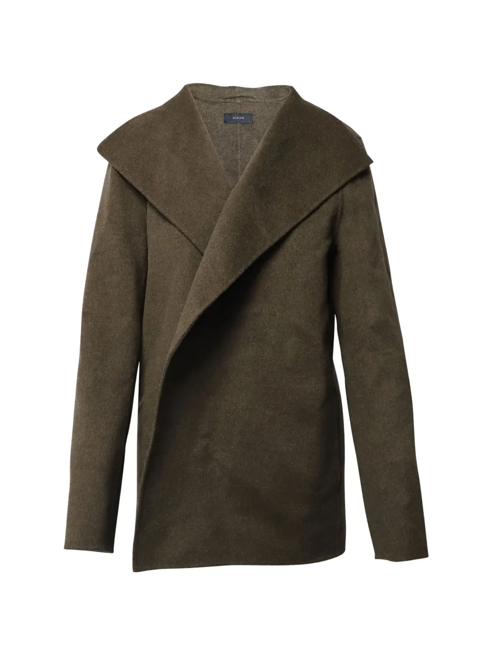 JOSEPH shawl-collar wool coat - Verde