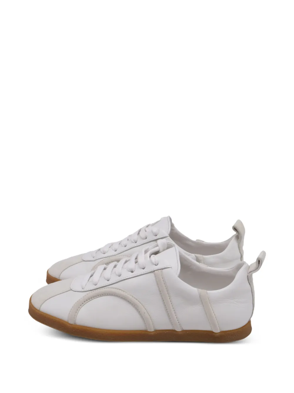 TOTEME 2023 round-toe sneakers - Weiß