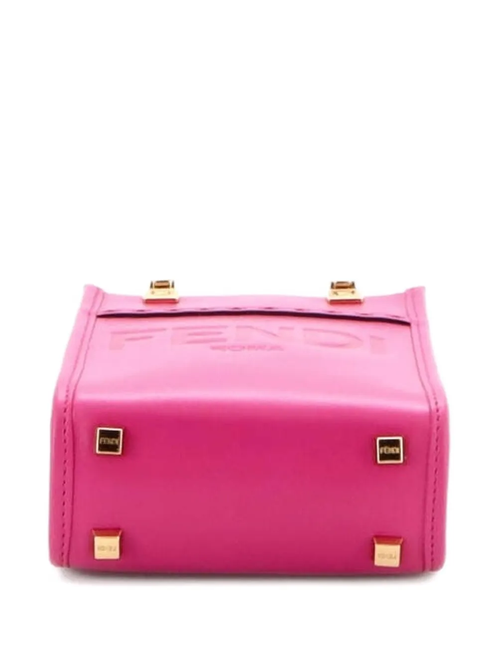 Sunshine Shopper Tote Leather Mini Crossbody Bag
