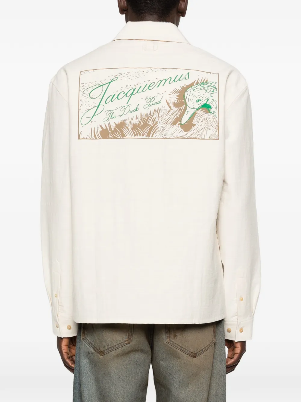 Jacquemus The Mecano overhemd Beige