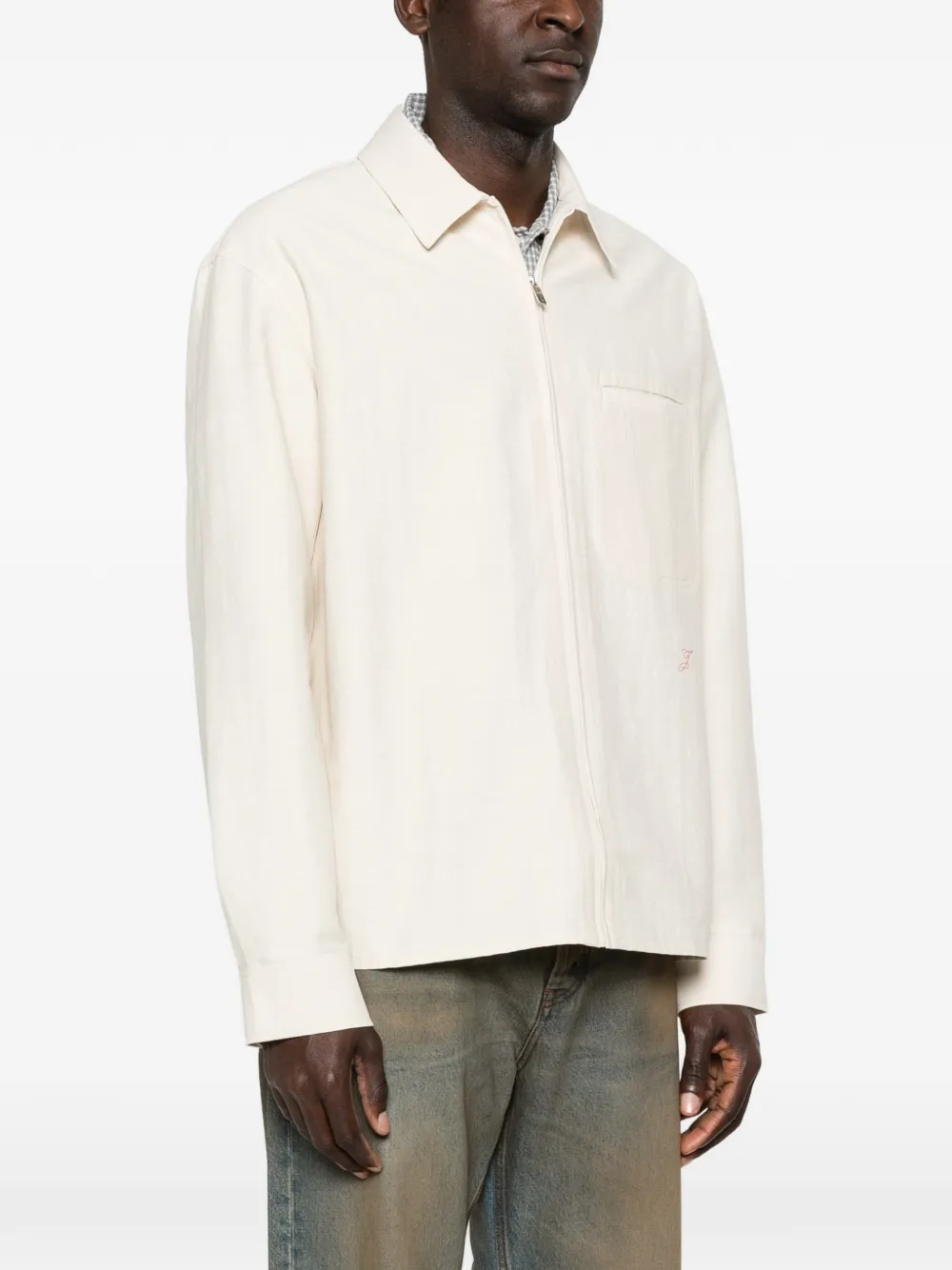 Jacquemus The Mecano overhemd Beige