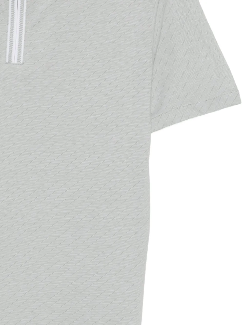 PS Paul Smith Geribbeld poloshirt Grijs