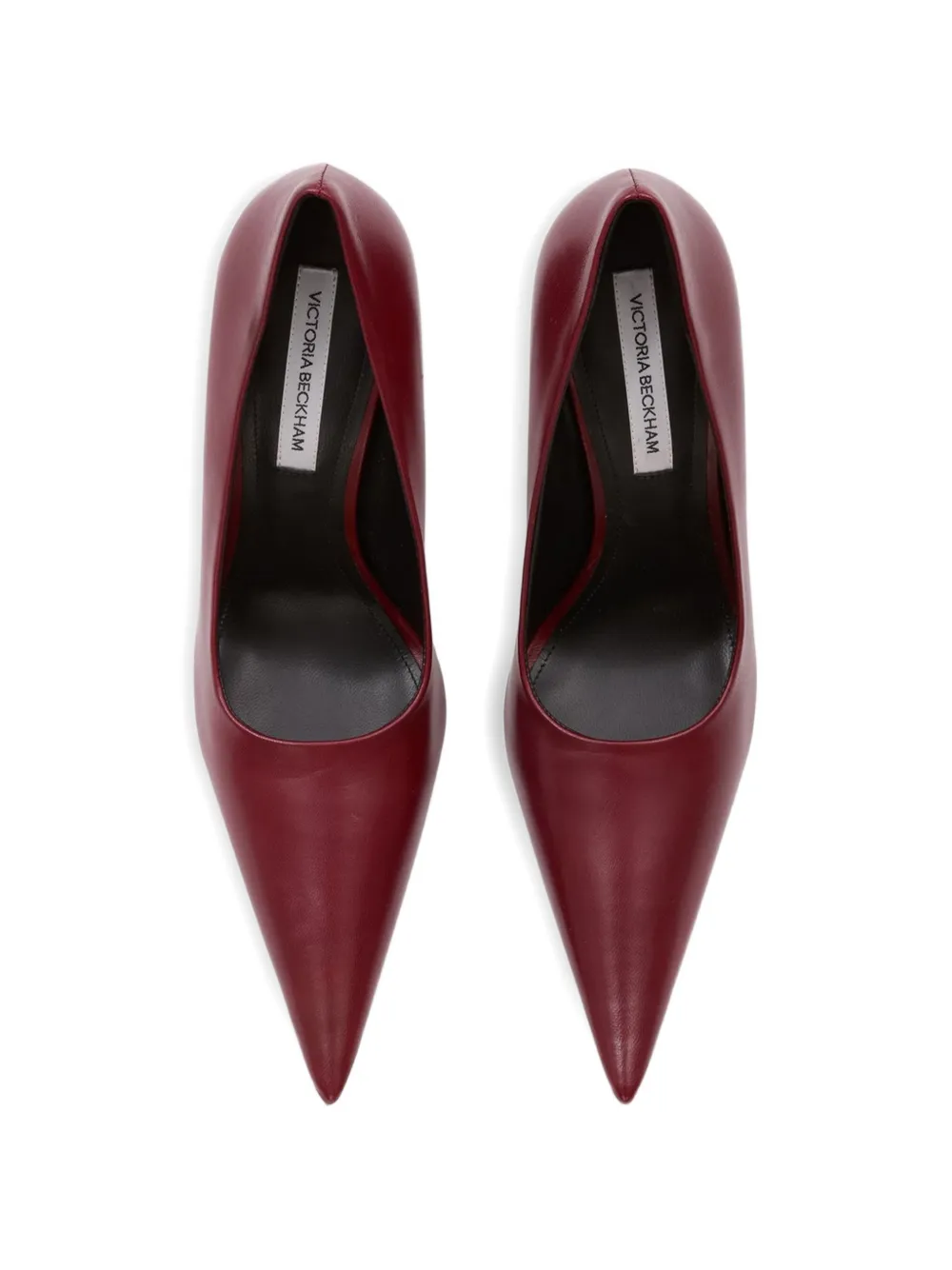 Victoria Beckham Stiletto leren pumps Rood