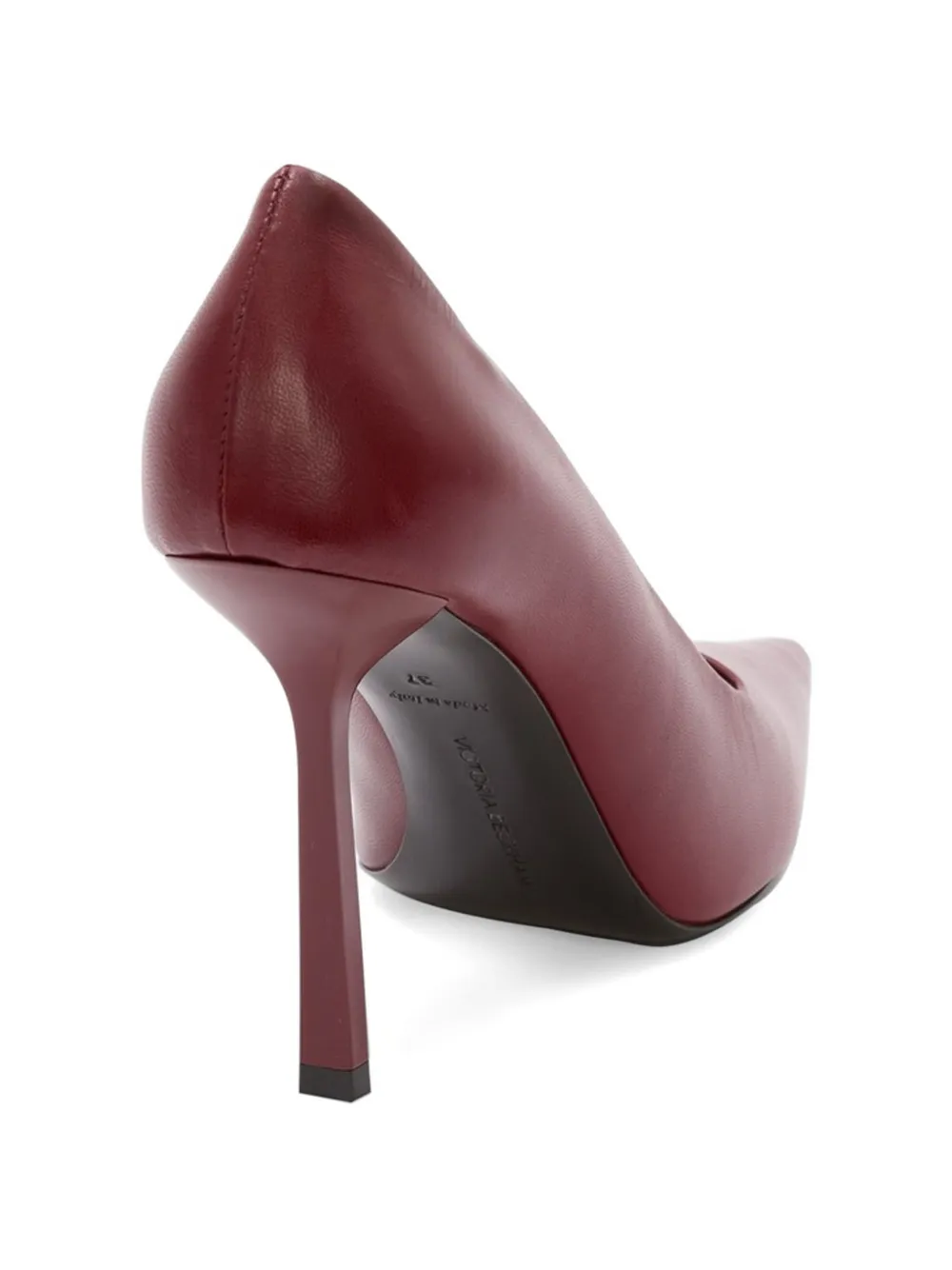 Victoria Beckham Stiletto leren pumps Rood