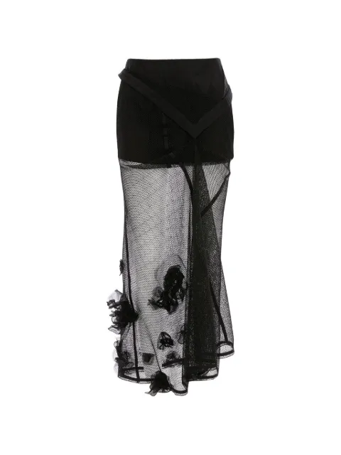 Victoria Beckham midi Basque skirt
