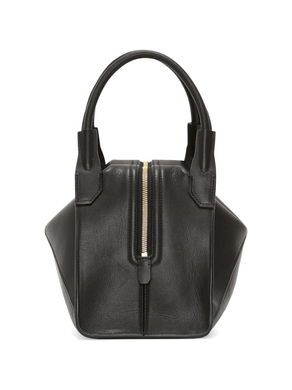 Victoria Beckham Plié leren shopper Zwart