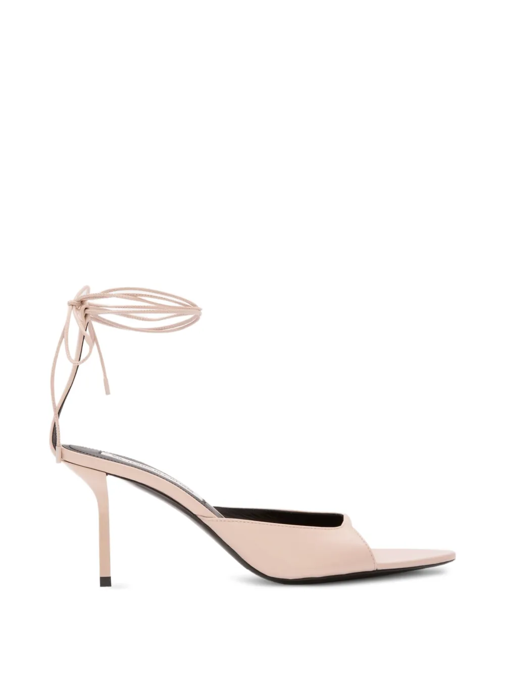 Victoria Beckham Eliza stiletto sandalen met gestrikt enkelbandje Beige