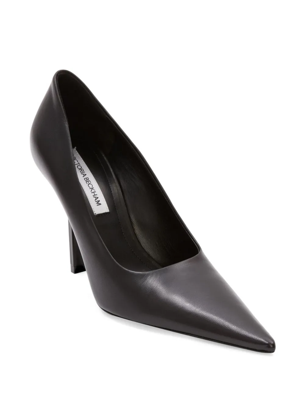 Victoria Beckham Stiletto leren pumps Zwart
