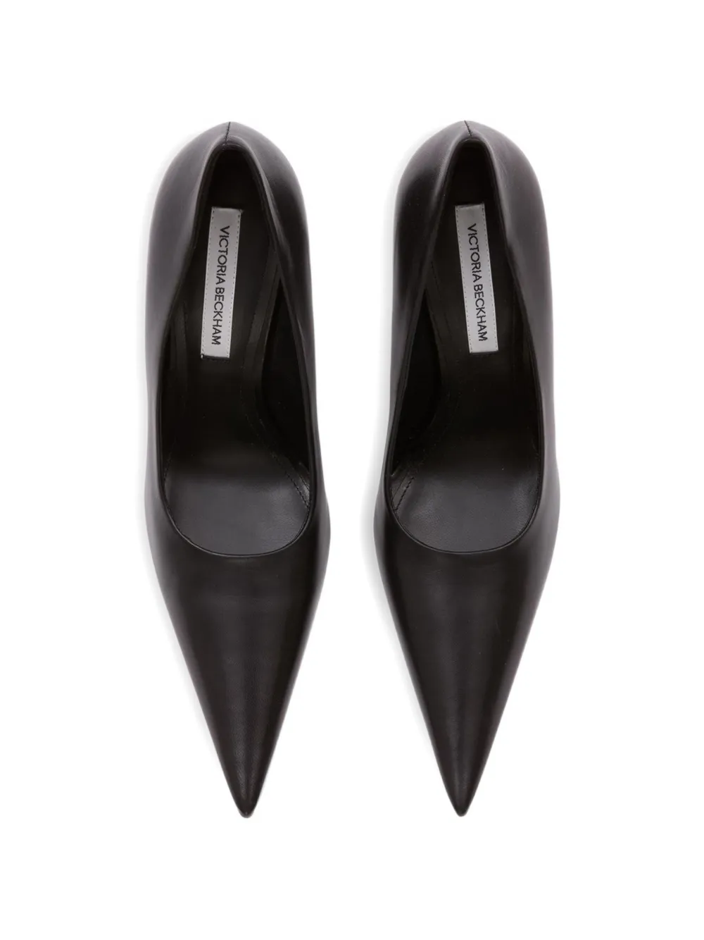 Victoria Beckham Stiletto leren pumps Zwart