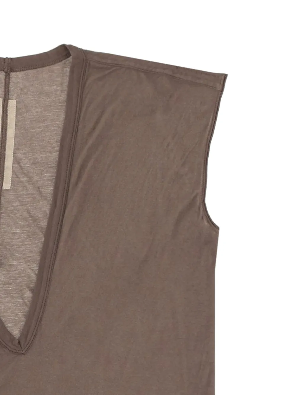 Rick Owens DRKSHDW Dylan mouwloos T-shirt met V-hals Bruin