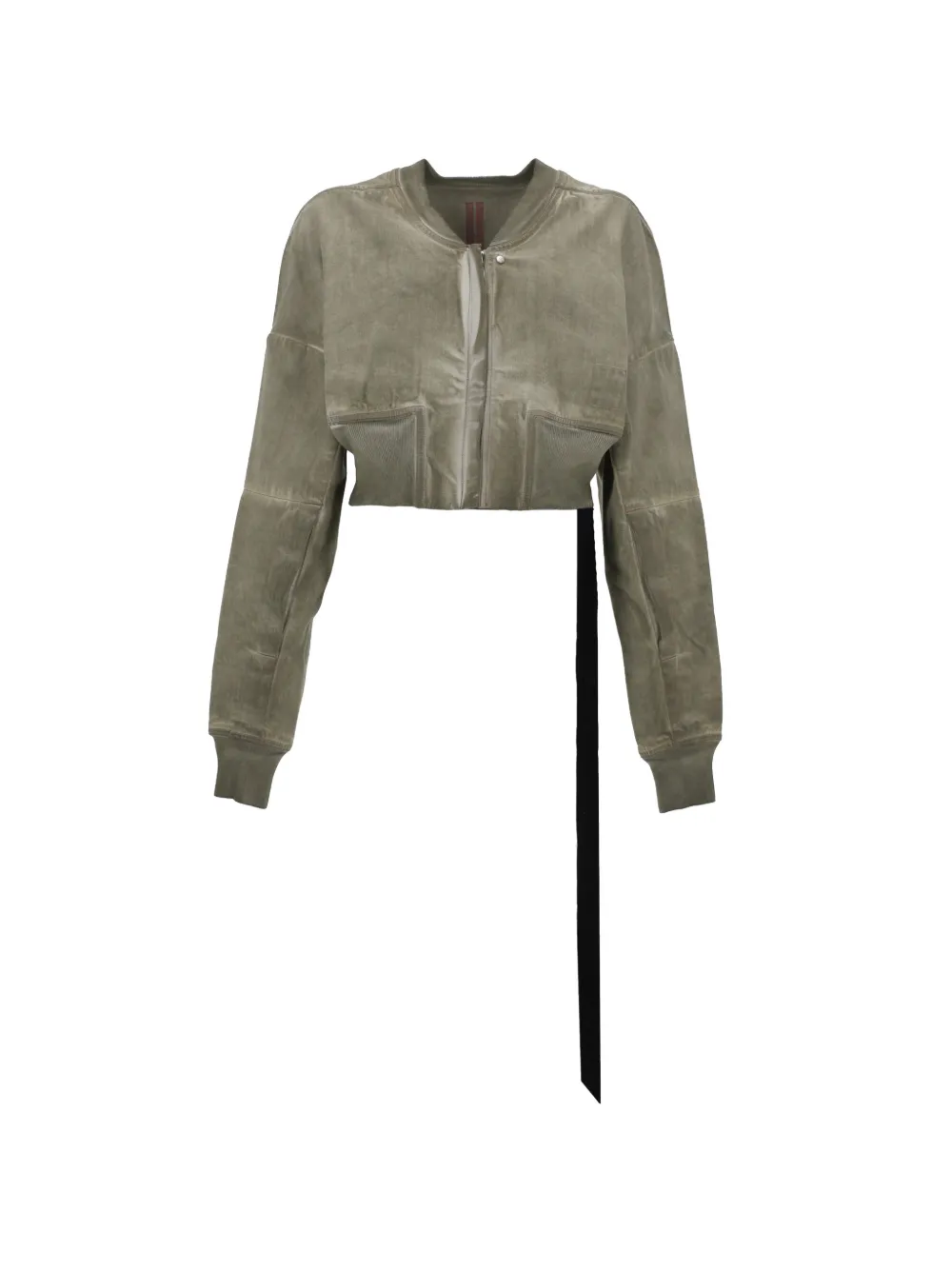 Rick Owens DRKSHDW Flight cropped jacket - Verde