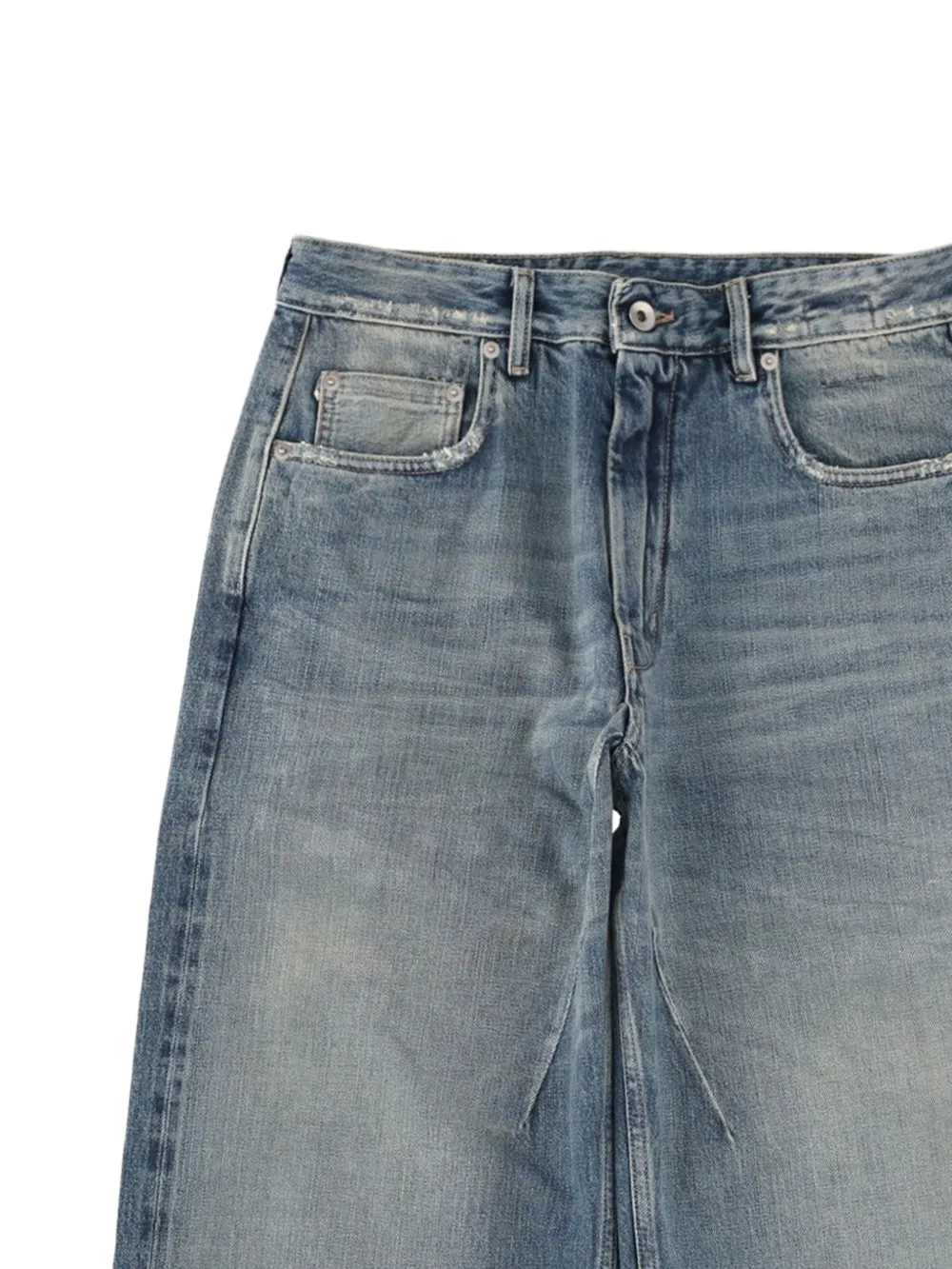 Rick Owens DRKSHDW Geth jeans met wijde pijpen Blauw
