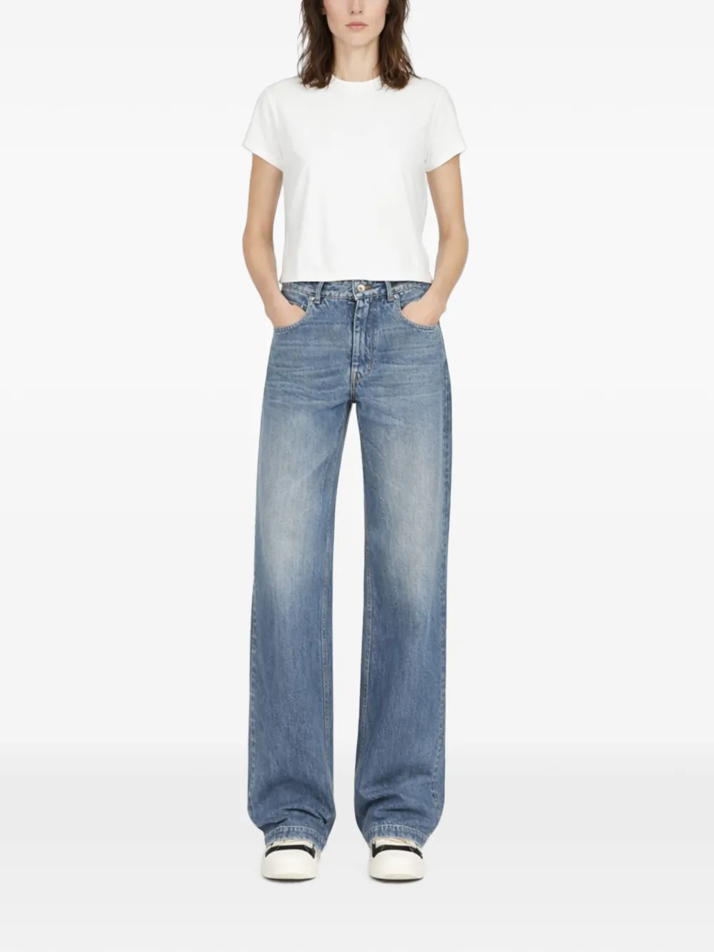 Rick Owens DRKSHDW Geth jeans met wijde pijpen Blauw