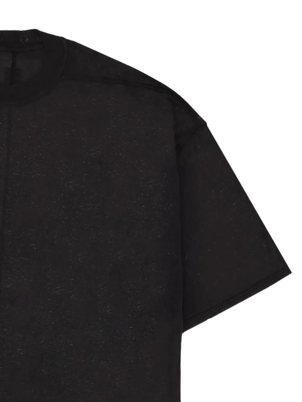Rick Owens DRKSHDW T-shirt met lint Zwart