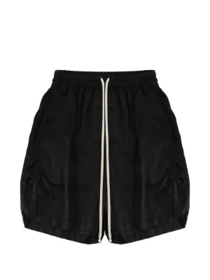 Rick Owens Blixa Bela ジップポケット ショートパンツ | ブラック