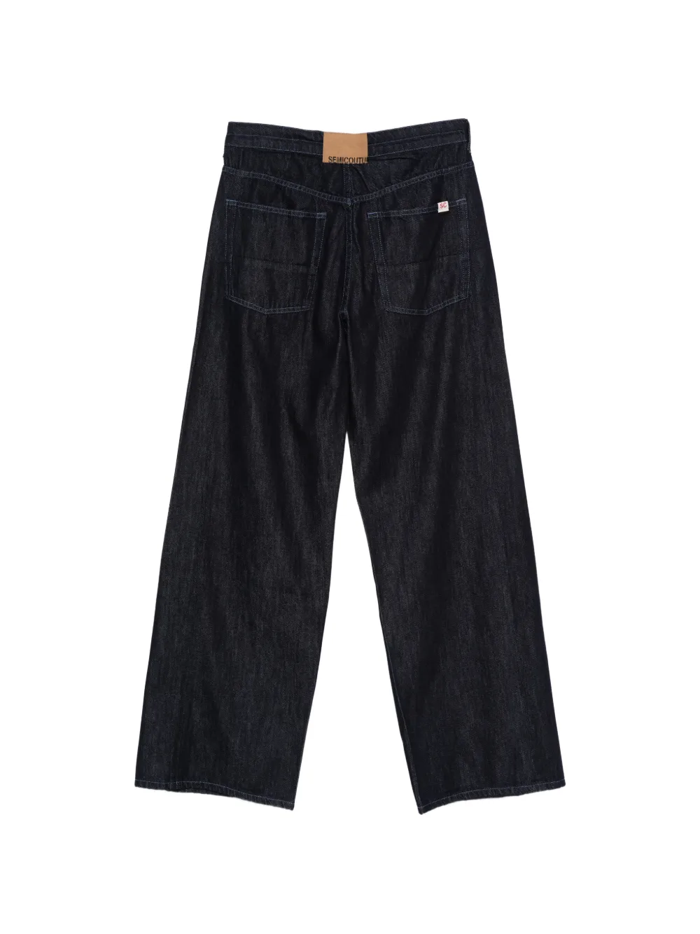  Semicouture Drawstring Jeans - Blue 