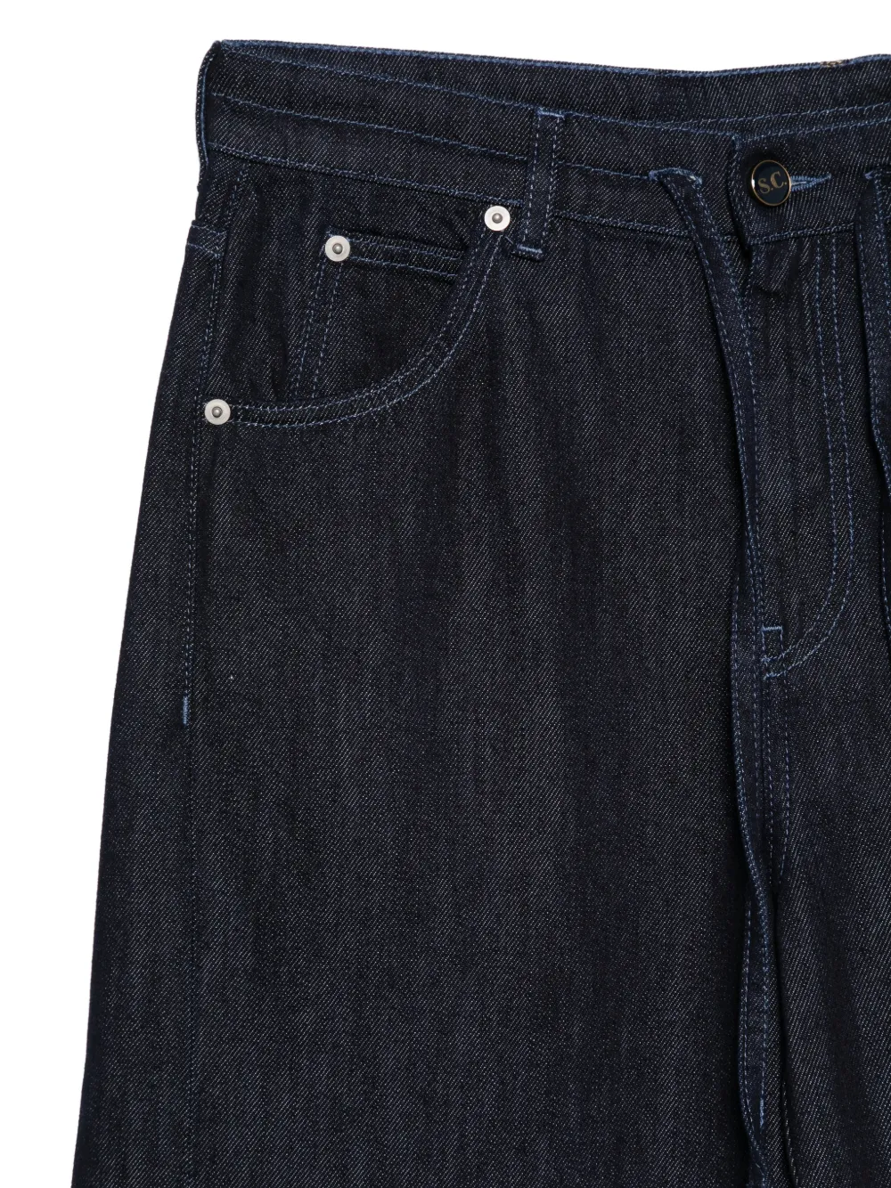 Semicouture Drawstring Jeans - Blue 
