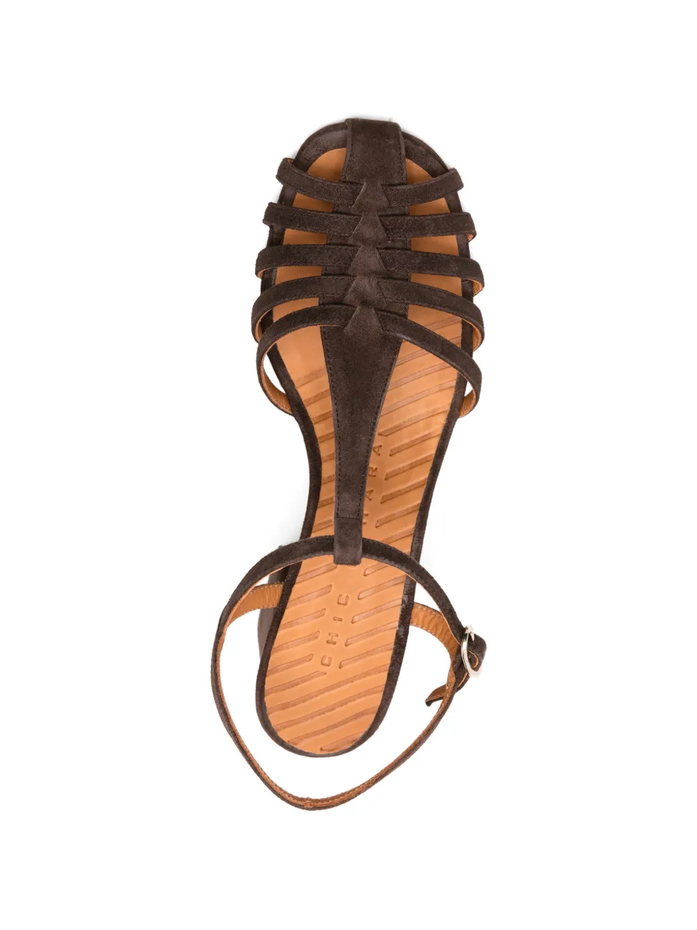 Chie Mihara MusteL caged sandals Bruin