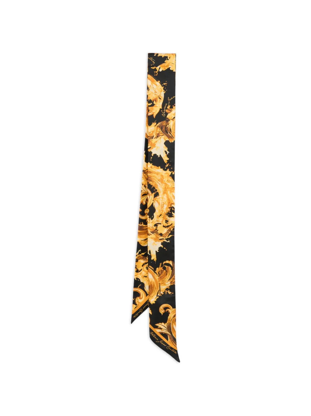 Versace Jeans Couture printed scarf - Nero