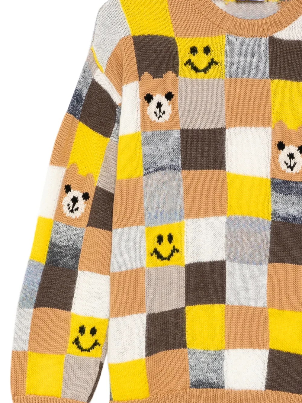  Moschino Checked Sweater - Brown 