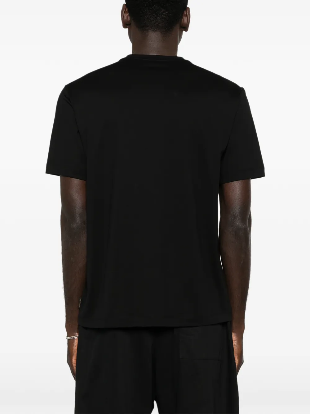 Zanone T-shirt met korte mouwen Zwart