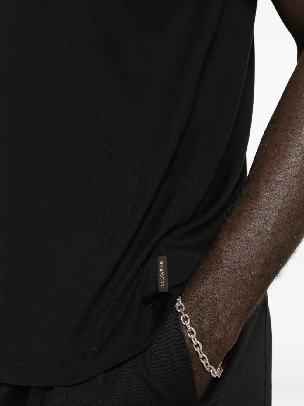Zanone T-shirt met korte mouwen Zwart
