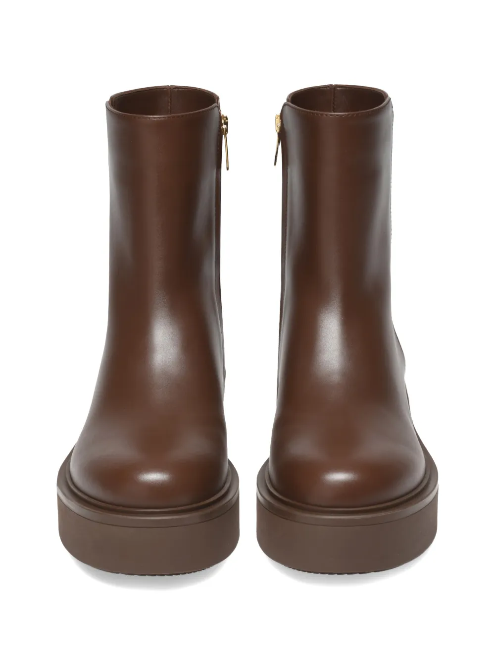 Gianvito Rossi Hiro laarzen met plateauzool Bruin