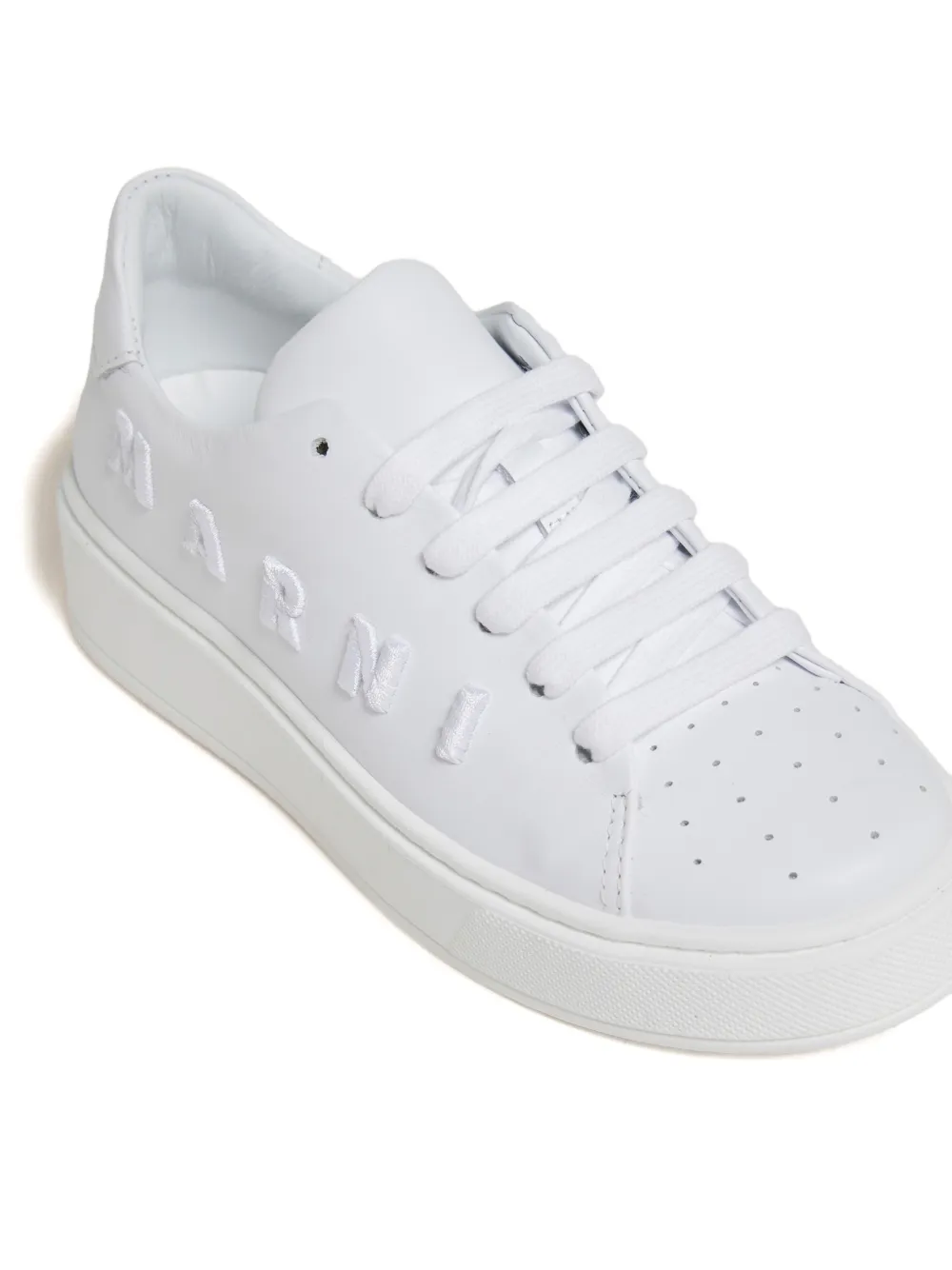 Marni Kids Leren sneakers Wit