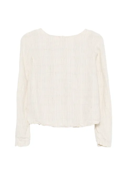 Ricorrrobe patterned long-sleeve blouse