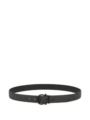 Ferragamo ガンチーニ リバーシブル ベルト | ブラック | FARFETCH JP
