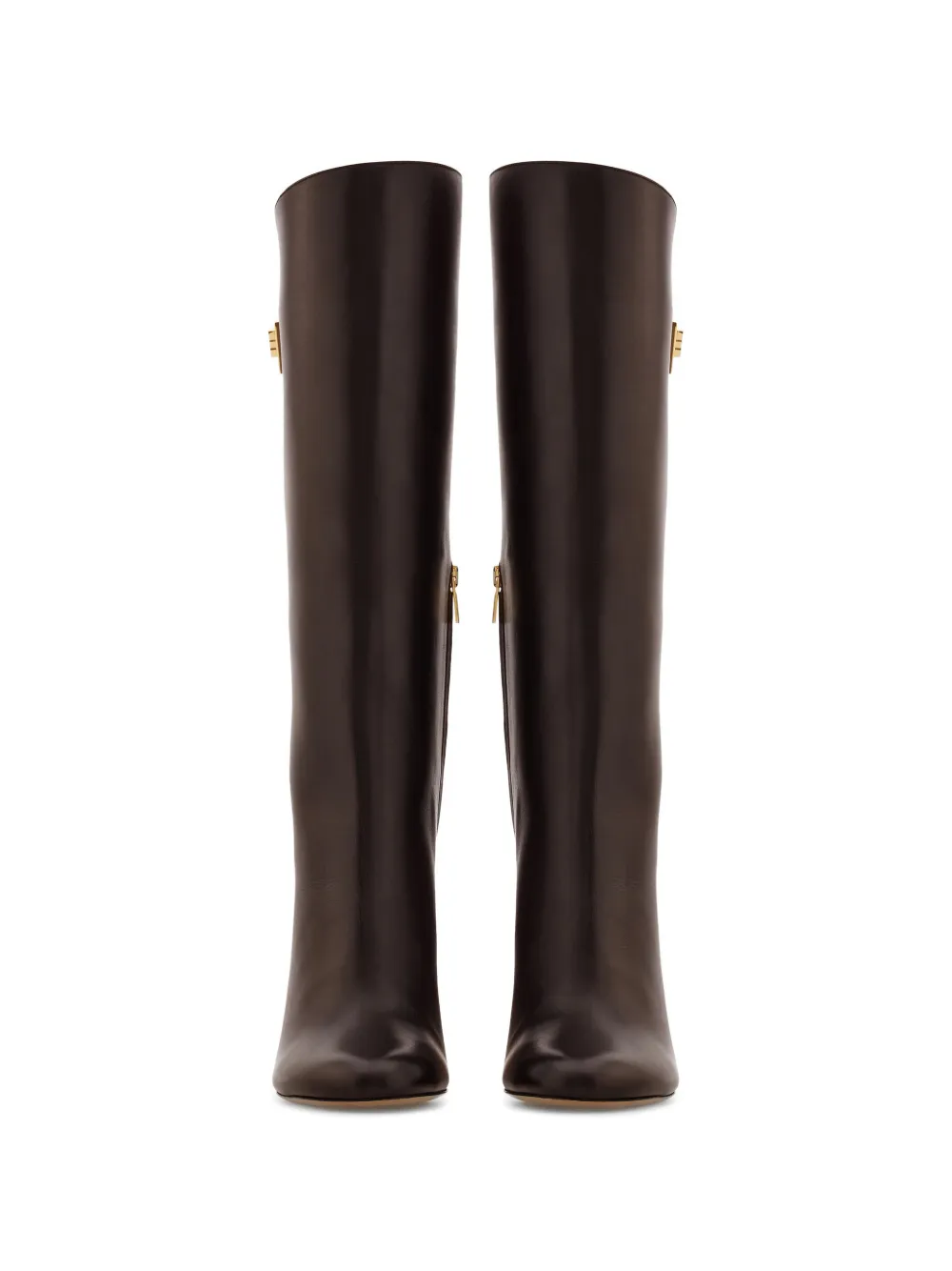 Ferragamo Hug laarzen met gesp Bruin